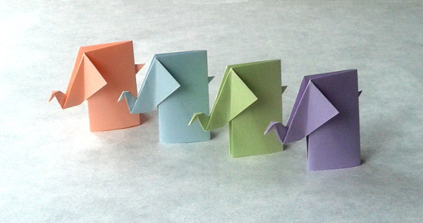 Éléphant Origami