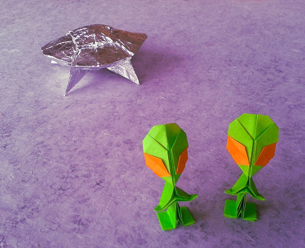 extraterrestre origami