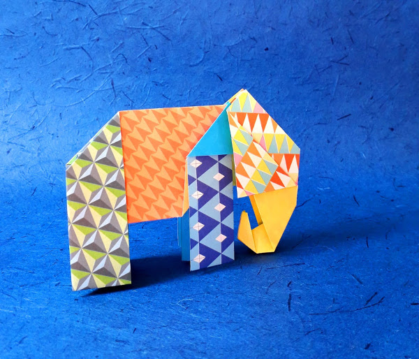 Éléphant Origami
