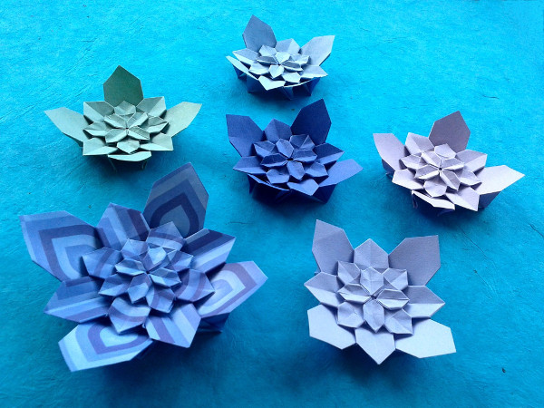 Hydrangea origami