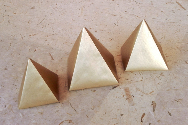 pyramide origami