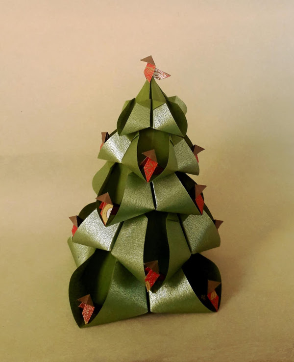 sapin de noel origami