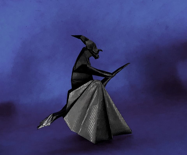 sorcière Origami