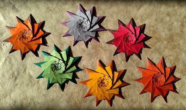 étoile origami